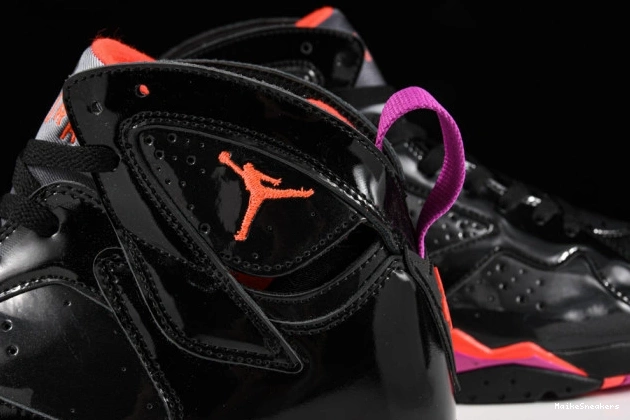 MaikeSneakers Jordan 7 Black Patent Retro Air 313358-006 0805